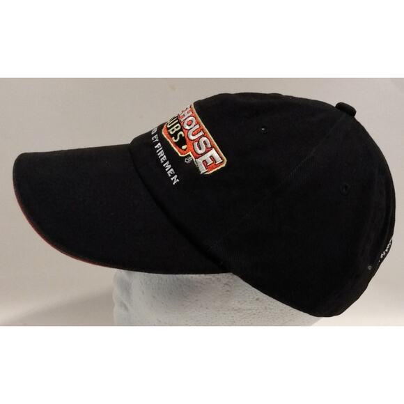 Firehouse Subs Uniform Hat Cap Lot Of 2 Strapback Work Sun Visor Black Fireman - Picture 5 of 16